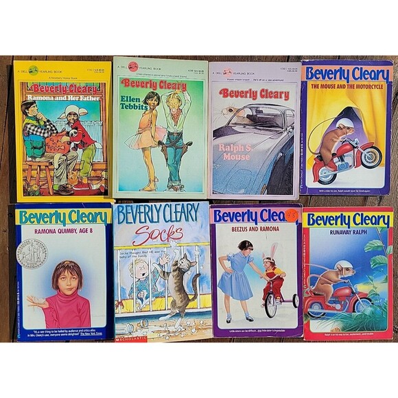 Lot of 8 Beverly Cleary Juvenile Chapter Ramona Henry Children Book MIX ASSORTD - Picture 5 of 11